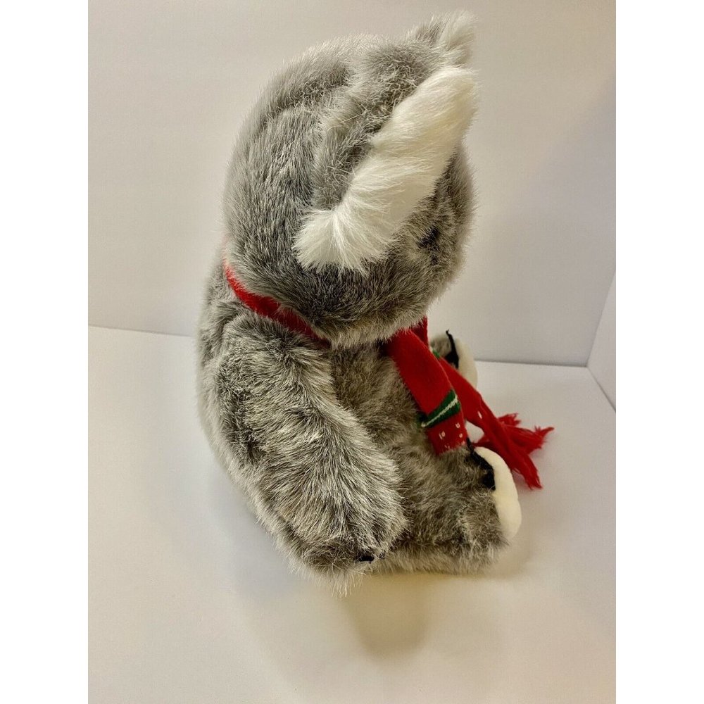 Animal Toys Brand 1988 Koala 14” Plush Stuffed‎  Holiday Christmas Scarf Vintage - Picture 4 of 11